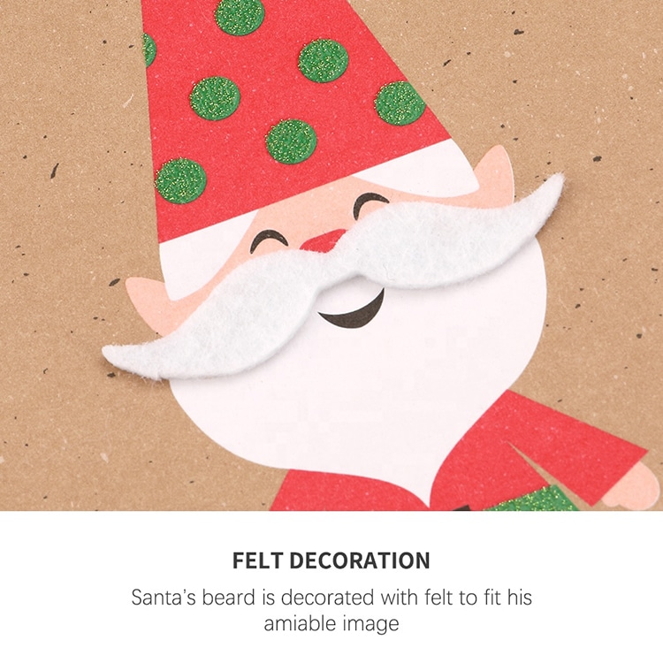 Wholesale Kraft Christmas Greeting Cards view 3