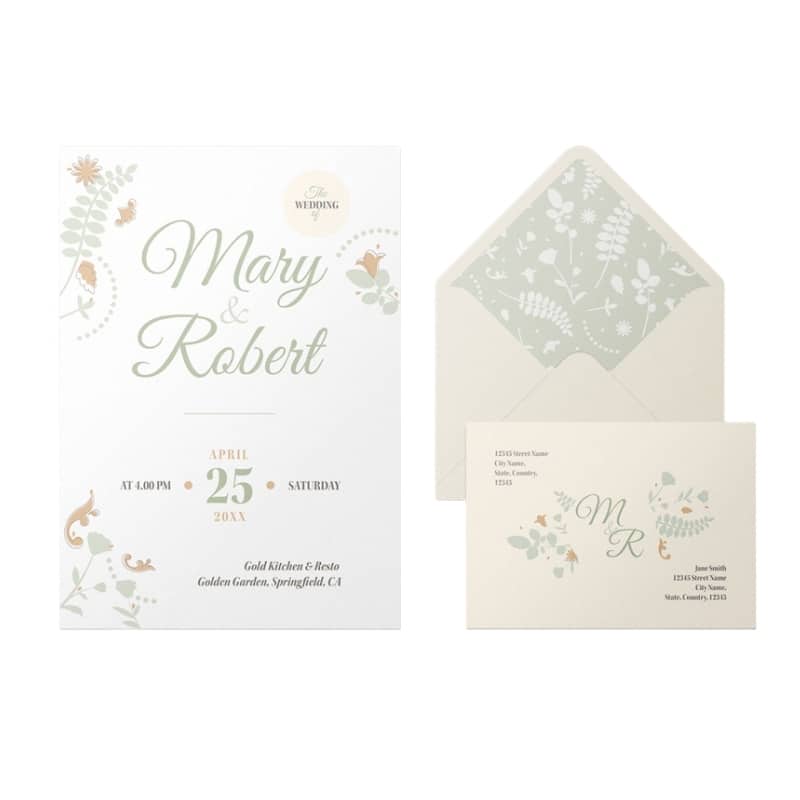 Wholesale custom wedding invitation cards — custom card printing