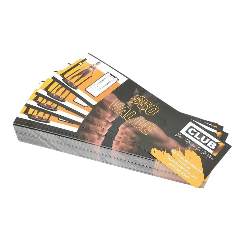 Wholesale printed gift vouchers view 3