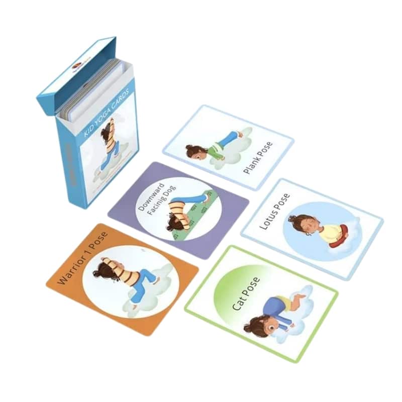 Wholesale printing of yoga pose cards for children view 4