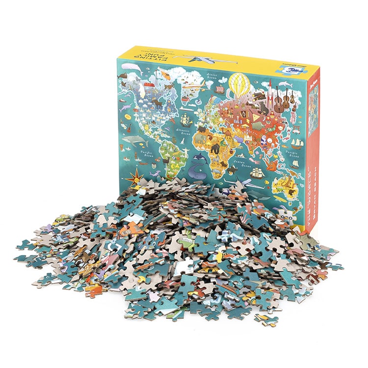 Wholesale unique shape jigsaw puzzle — custom card printing