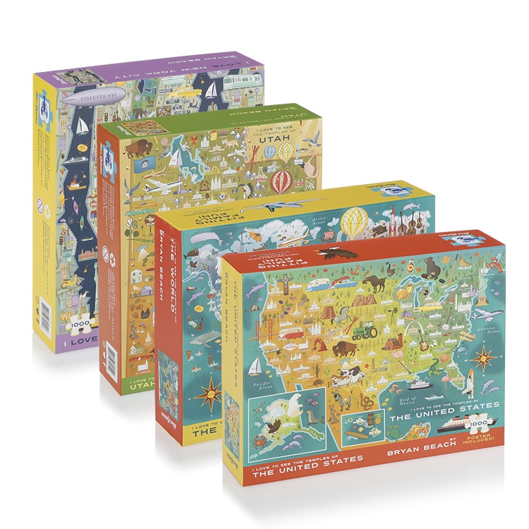 Wholesale unique shape jigsaw puzzle view 4