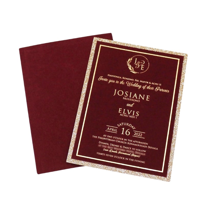 acrylic wedding invitations view 3
