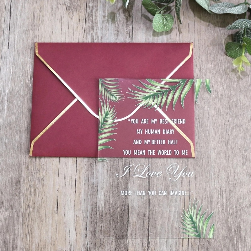 acrylic wedding invitations view 4