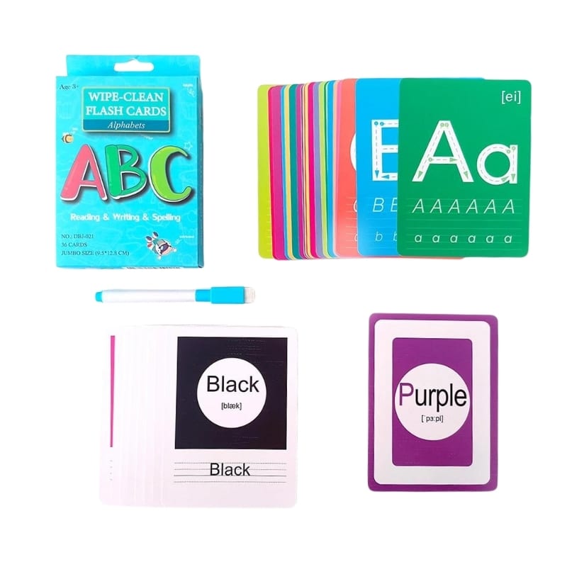alphabet flash cards — custom card printing