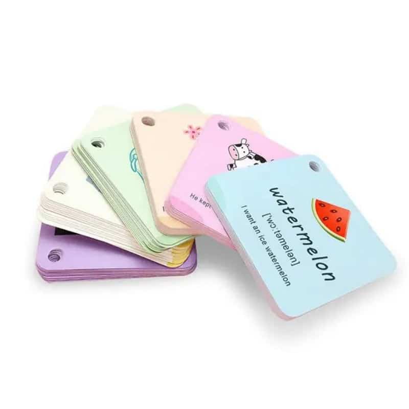 animal flash cards — custom card printing
