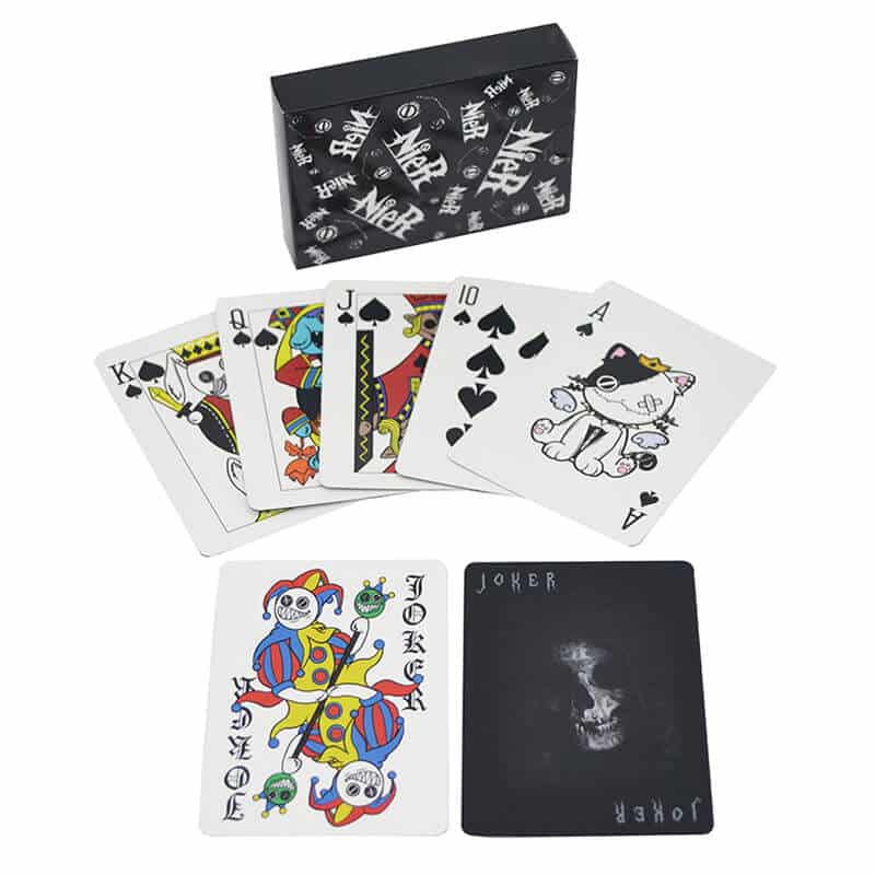 black core poker playing card view 2
