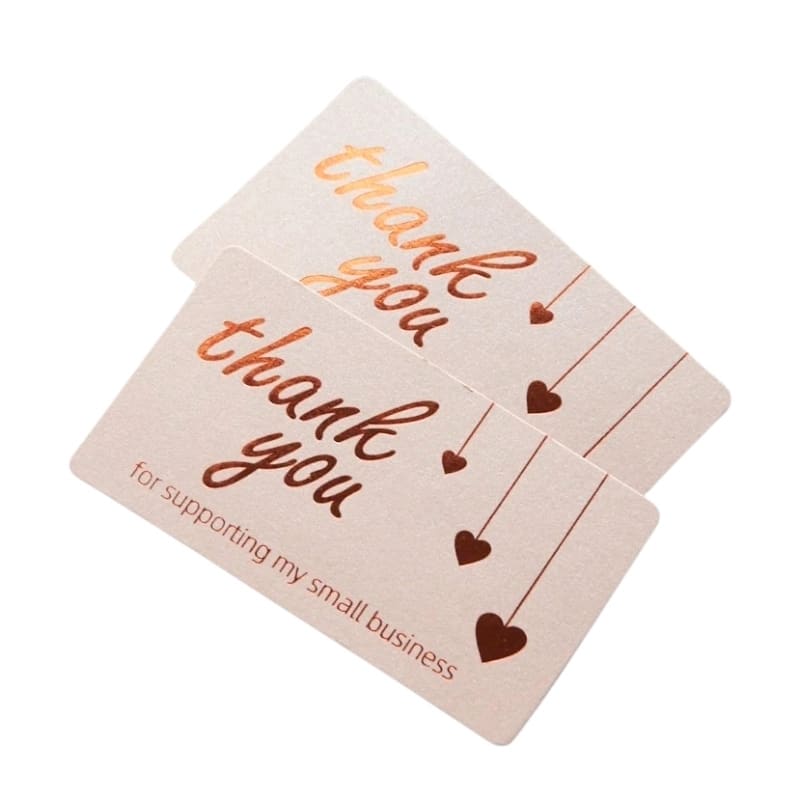 black thank you cards view 3