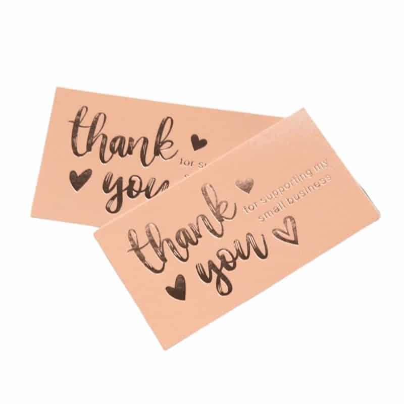 black thank you cards view 4
