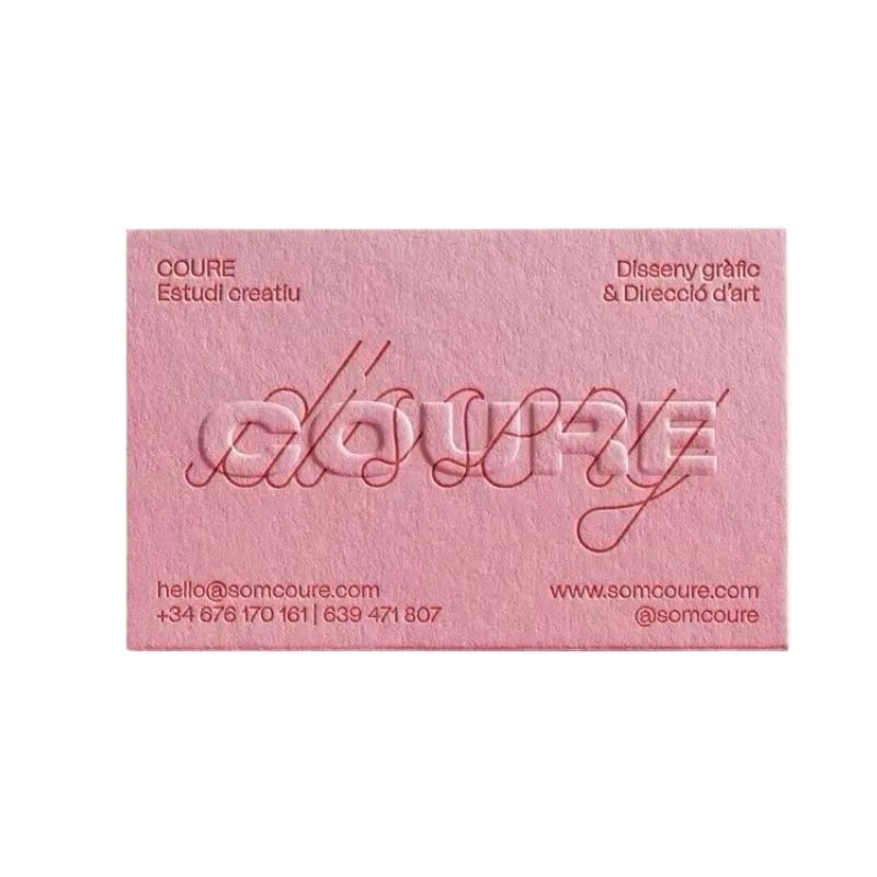 cotton business cards view 2