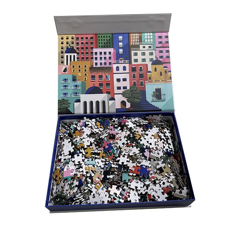custom 1000 pieces puzzles with box — custom card printing