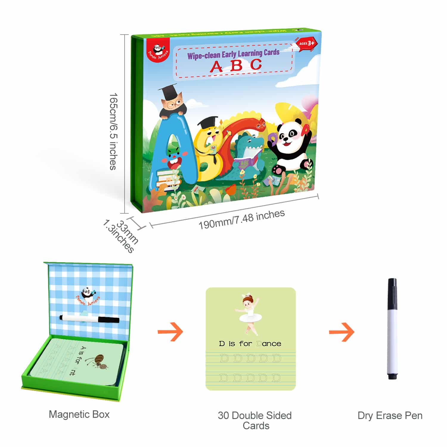 custom ABC Learning Game card — custom card printing