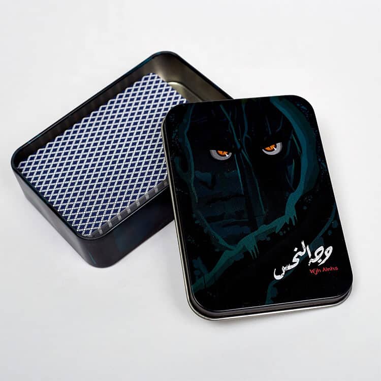 custom Advertising playing card with Metal Box view 4