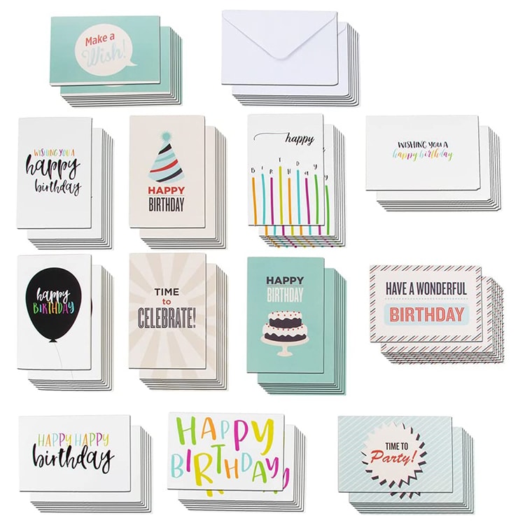 custom Assorted Holiday Greetings Cards — custom card printing