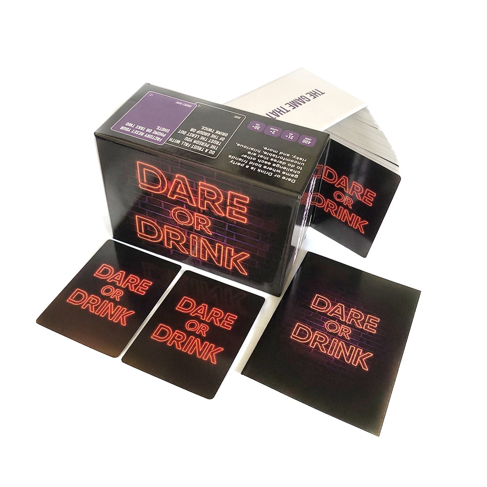 custom Drinking Playing Cards Game — custom card printing