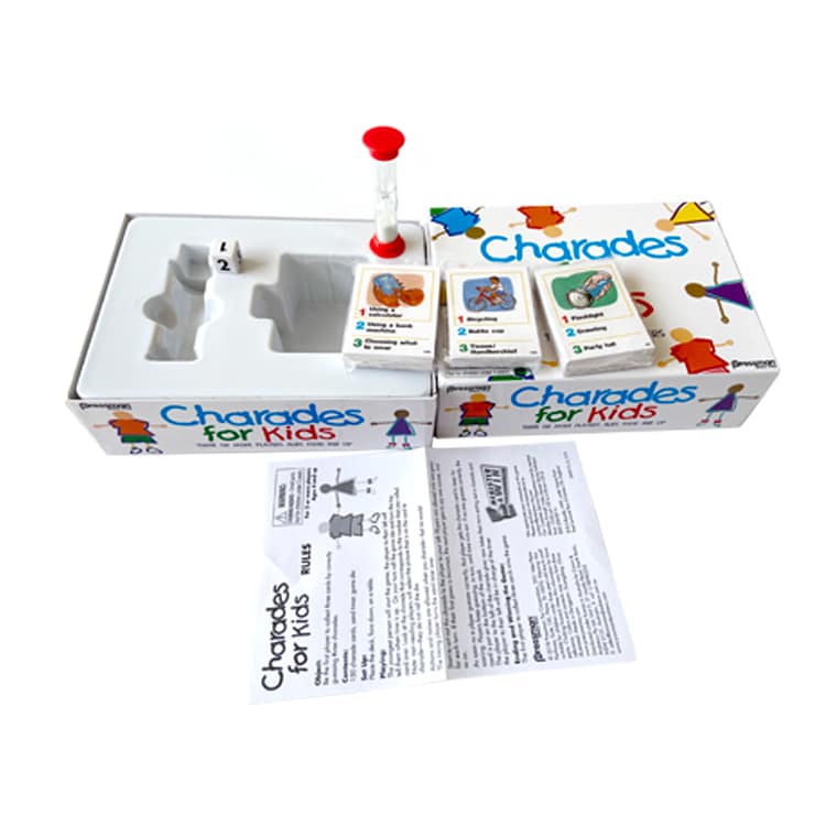 custom Kids charades game cards — custom card printing