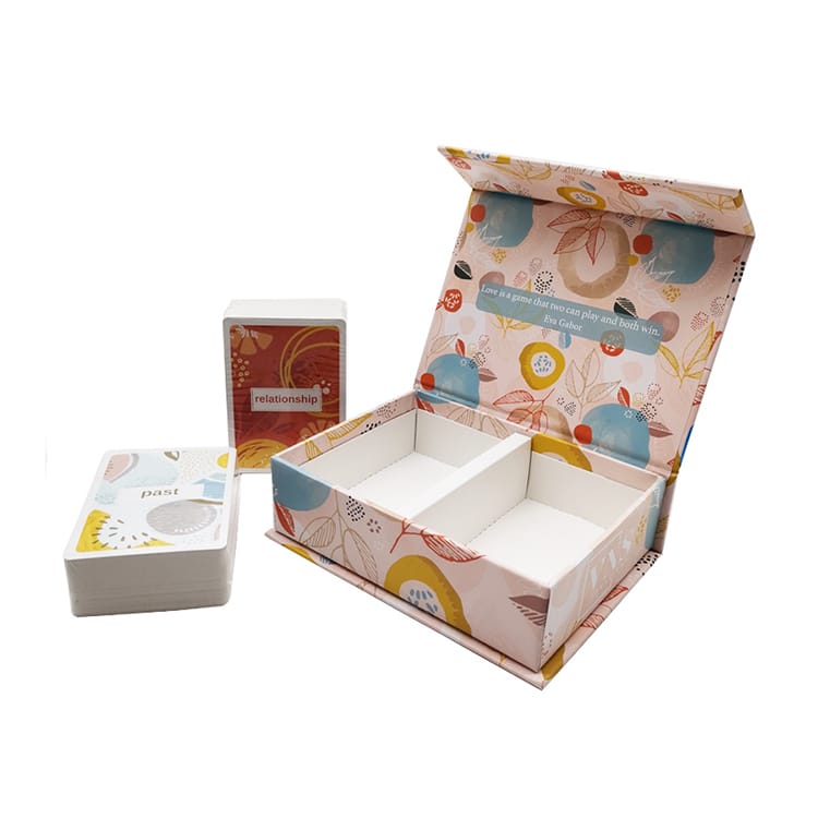 custom Learning Cards With Magnet Box — custom card printing