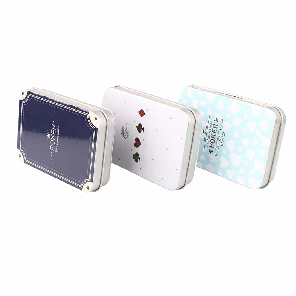 custom adult card game with tin box — custom card printing