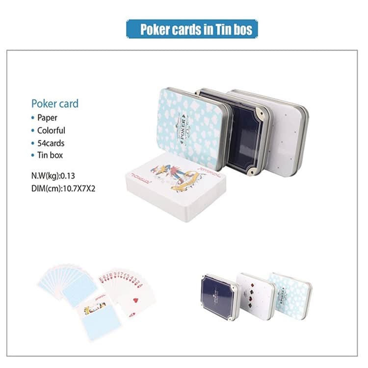 custom adult card game with tin box view 2