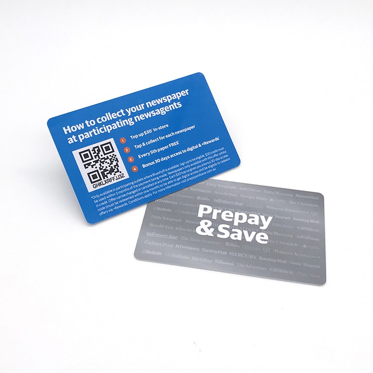custom loyalty gift card with QR code view 4