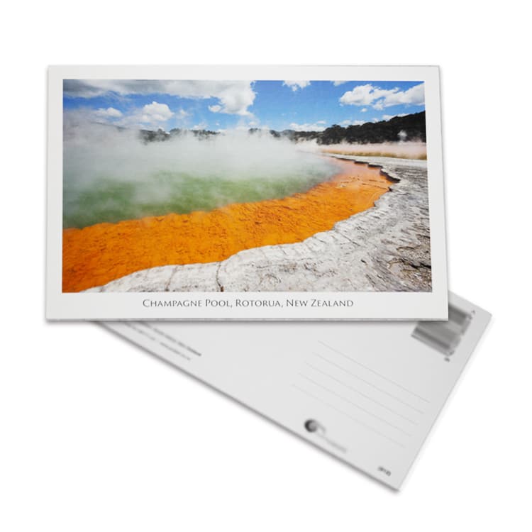 custom printed photo tourist postcard view 2