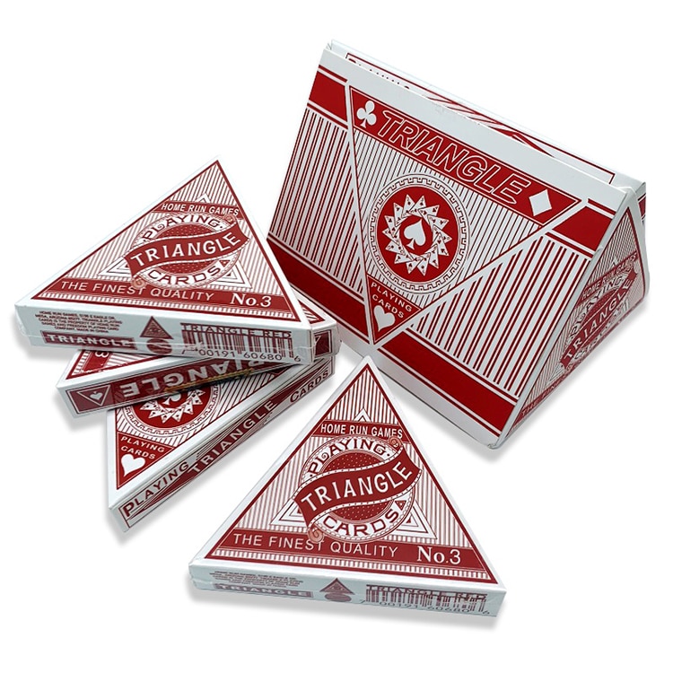 custom printing Triangle Poker Cards view 3