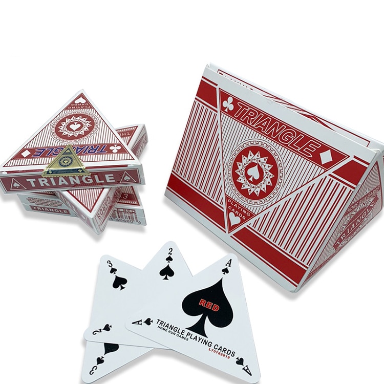 custom printing Triangle Poker Cards view 4