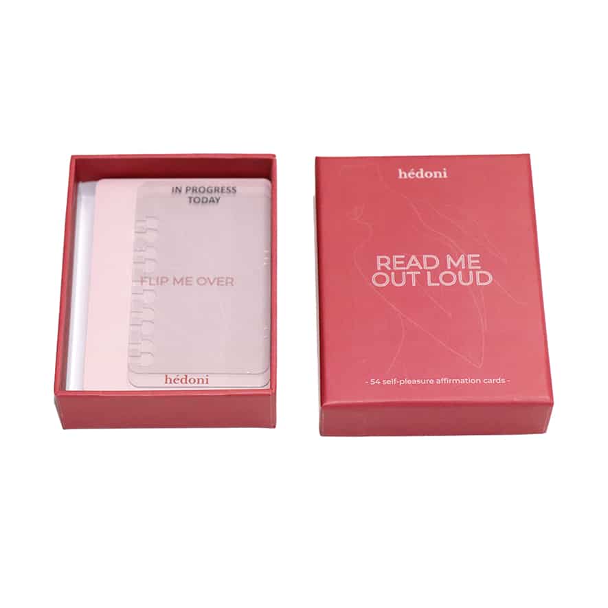custom printing affirmation cards with folding box view 4
