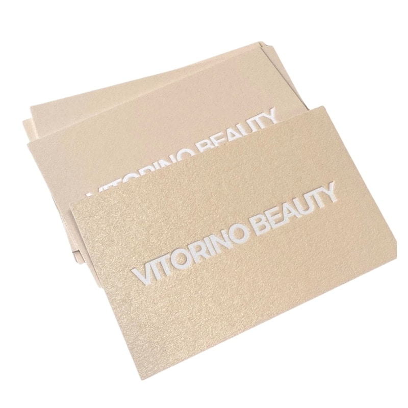 embossed matte business logo cards — custom card printing