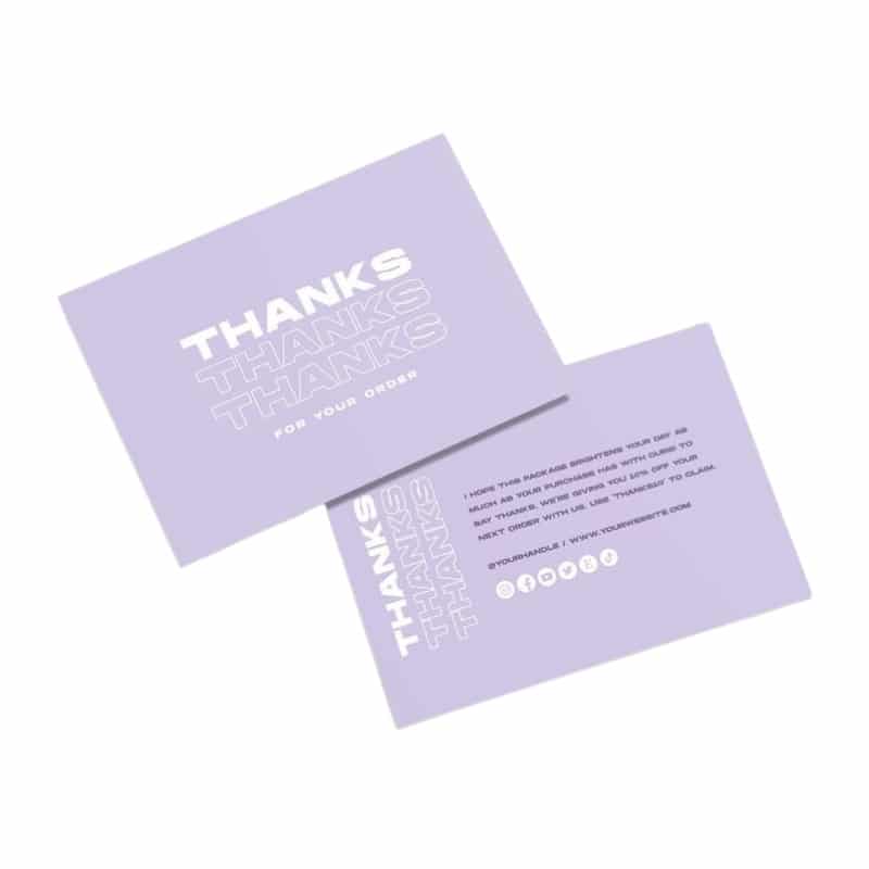 embossed thank you cards view 2
