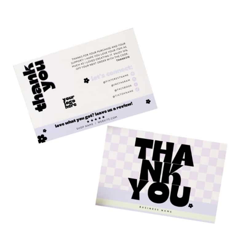 embossed thank you cards view 3