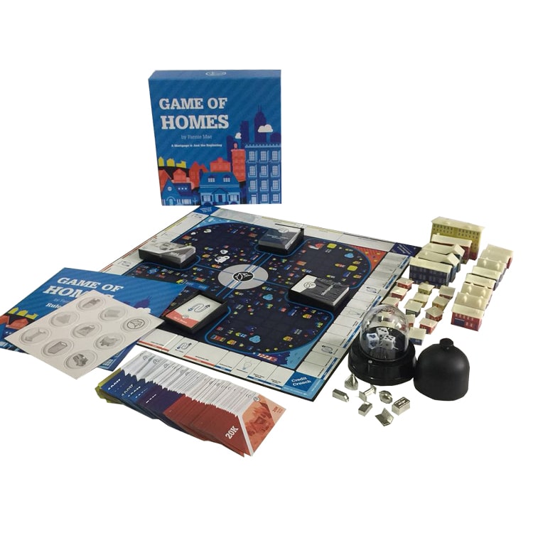 family travel board game printing — custom card printing