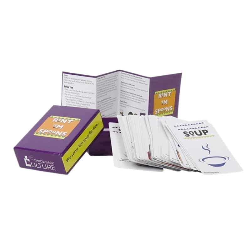 flash card memory game — custom card printing
