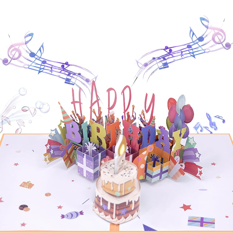greeting card 3d birthday pop up cards view 4