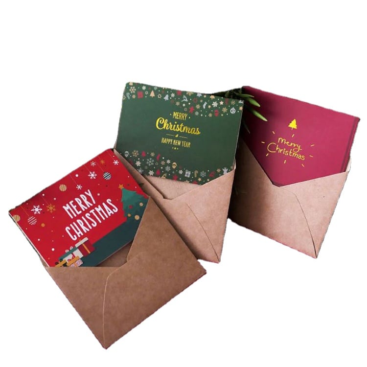 greeting cards Christmas with envelope — custom card printing