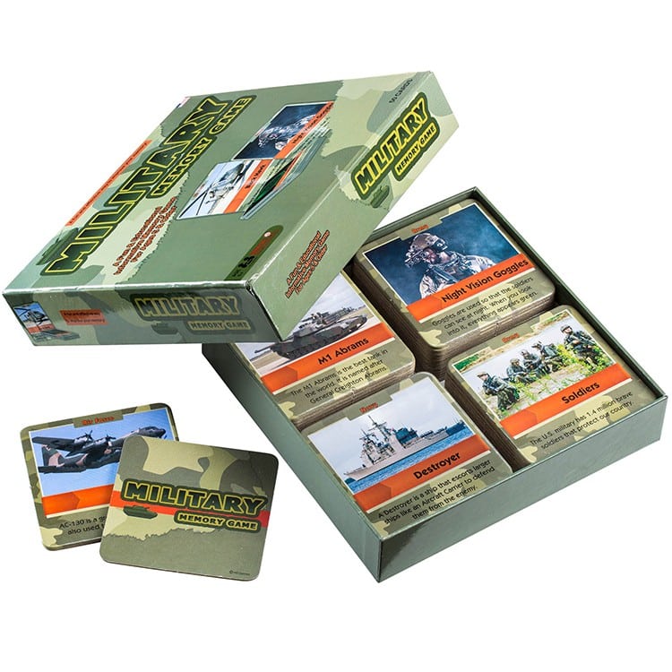 kids educational memory cards printing view 2