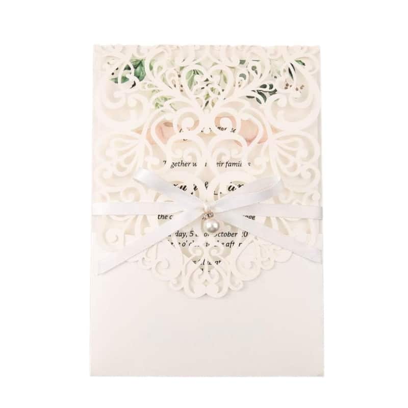 laser cut wedding invitations — custom card printing