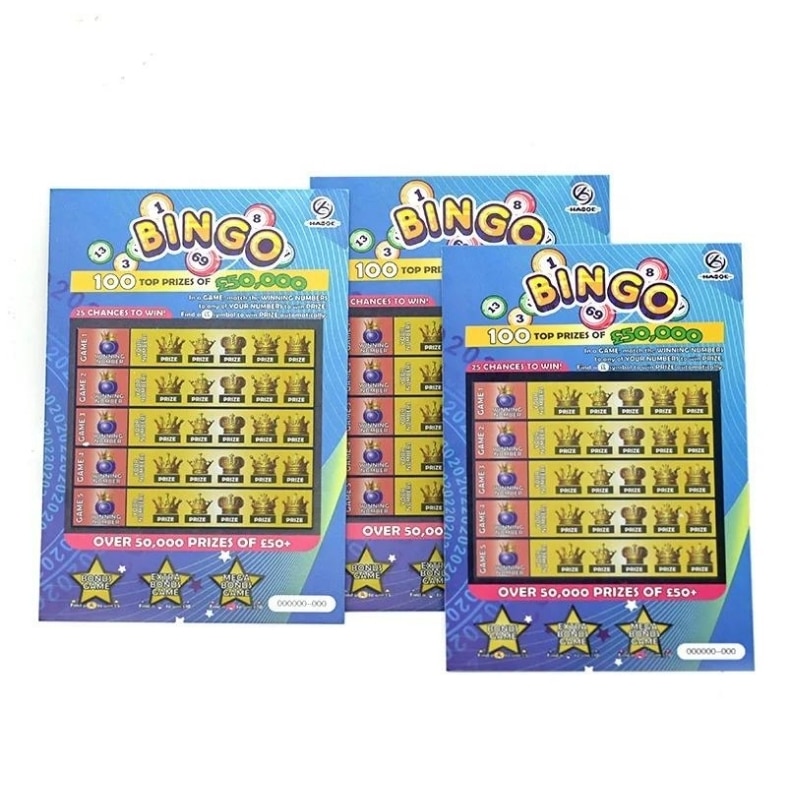 lotto scratch cards — custom card printing