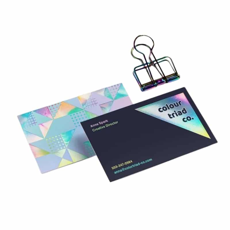 matte business cards view 2