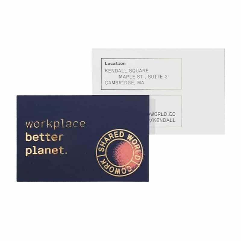 matte business cards view 4