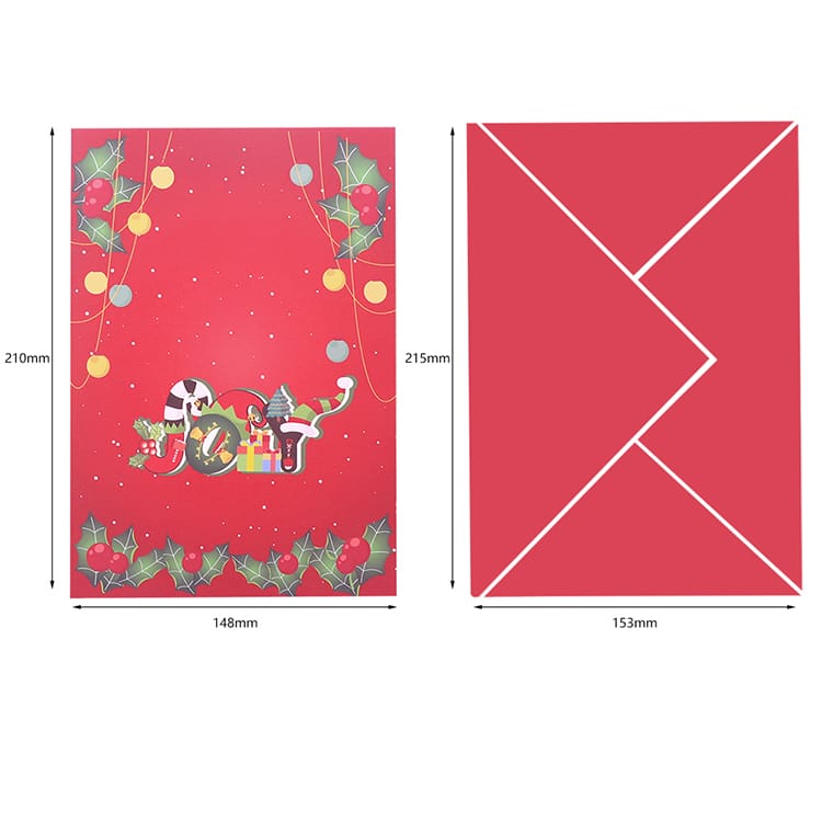 merry christmas 3d pop up cards for gift view 3
