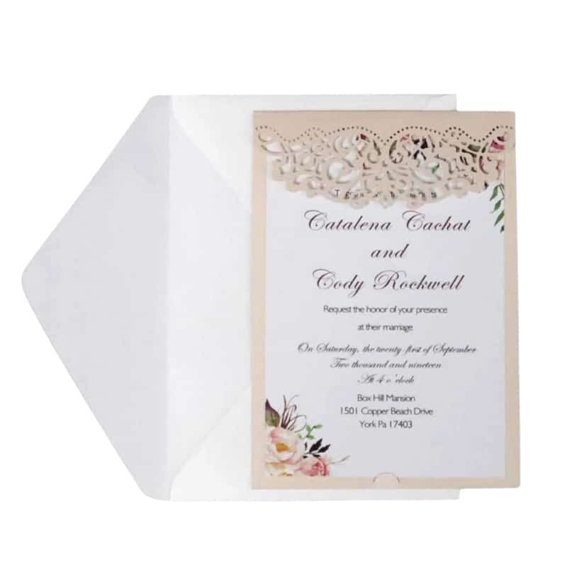 papier wedding invitations — custom card printing