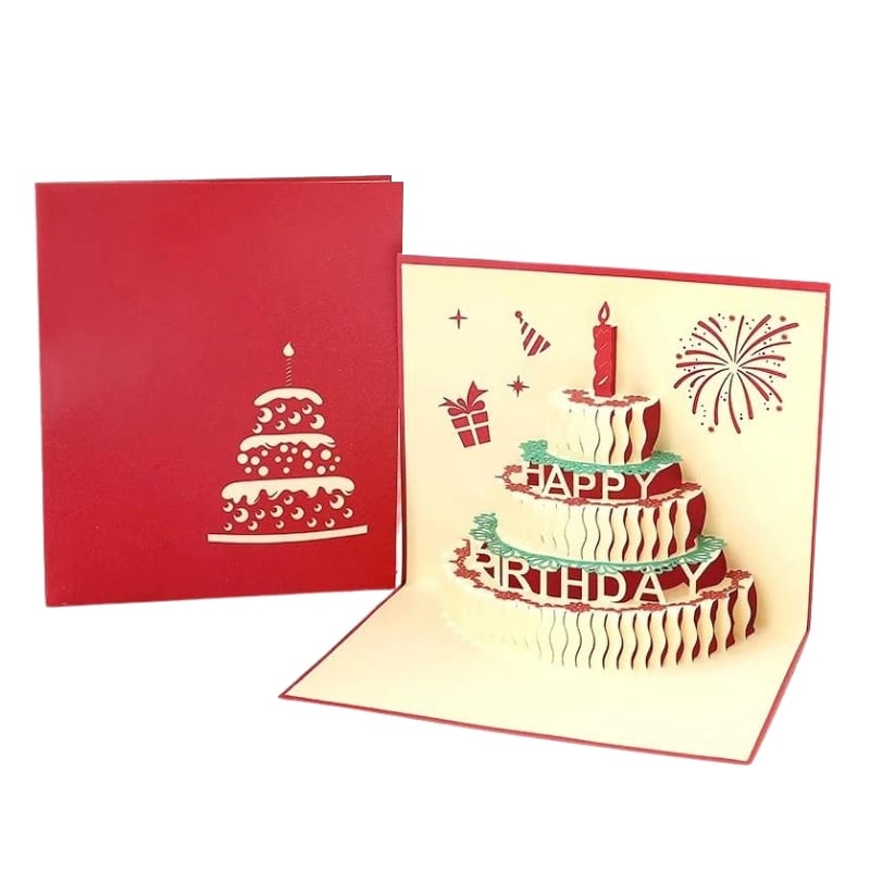 pop up birthday card — custom card printing