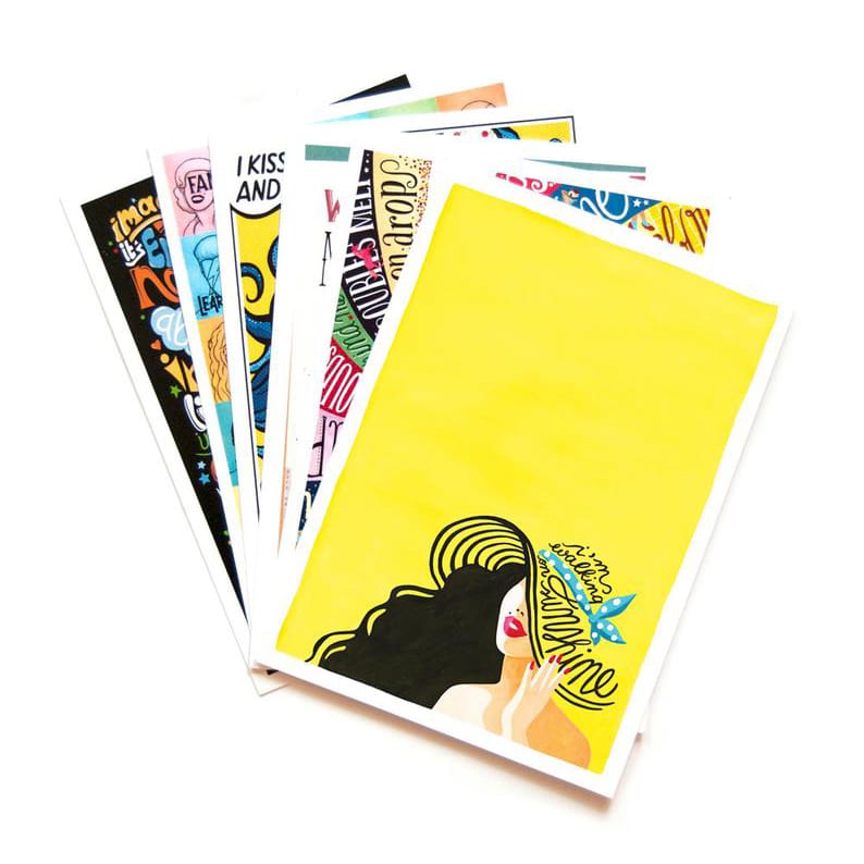 printing business motivation post card boxes — custom card printing