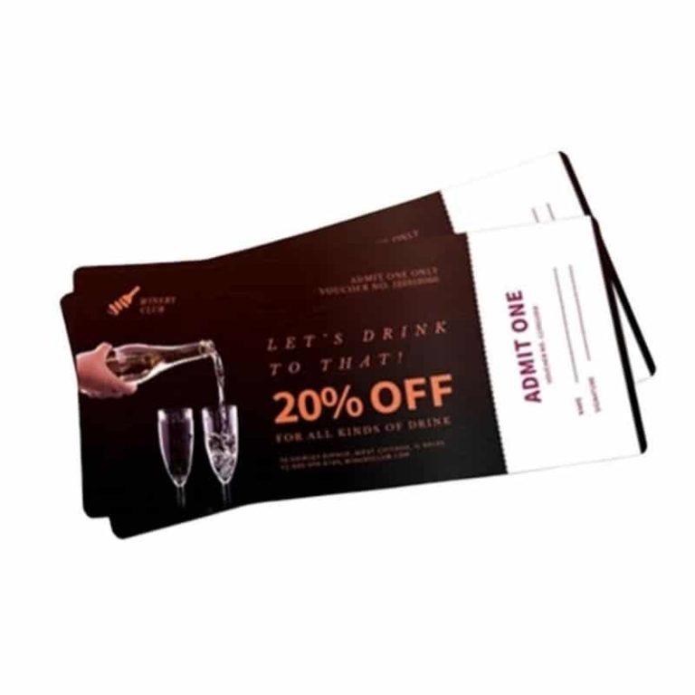 pub gift card — custom card printing