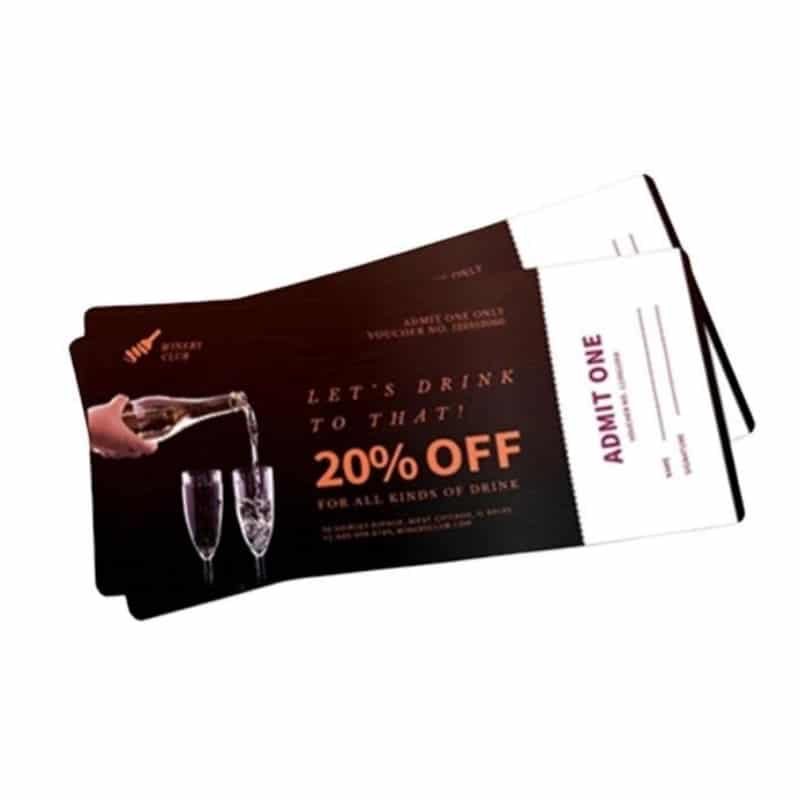 pub gift card — custom card printing