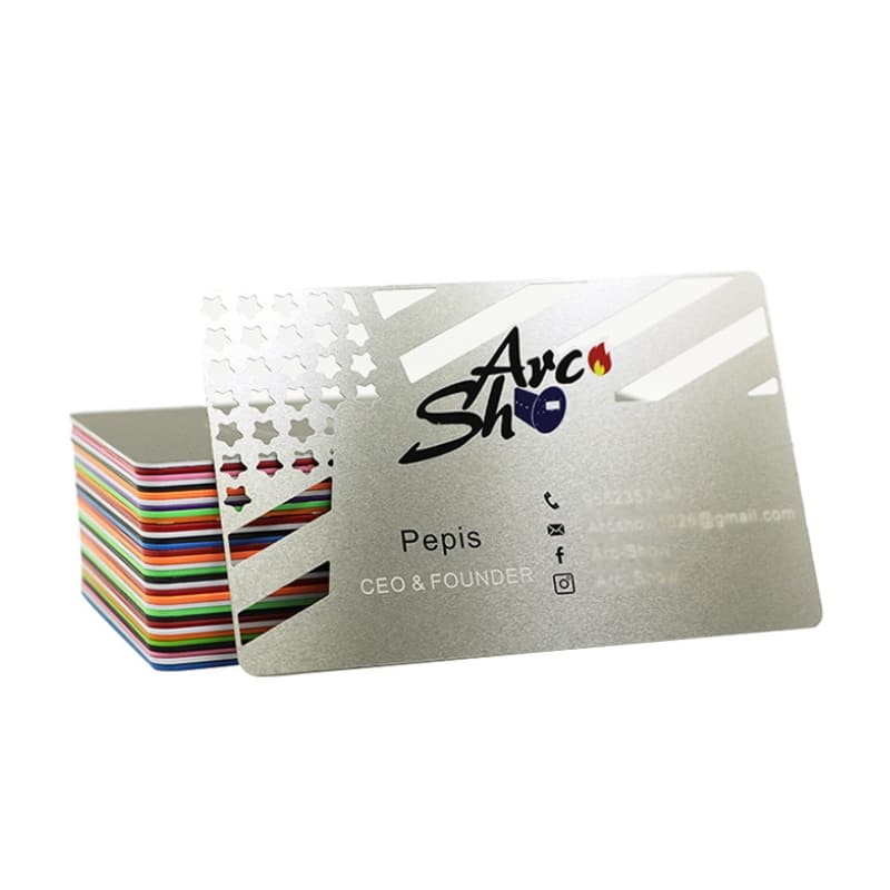 pvc plastic business card view 3