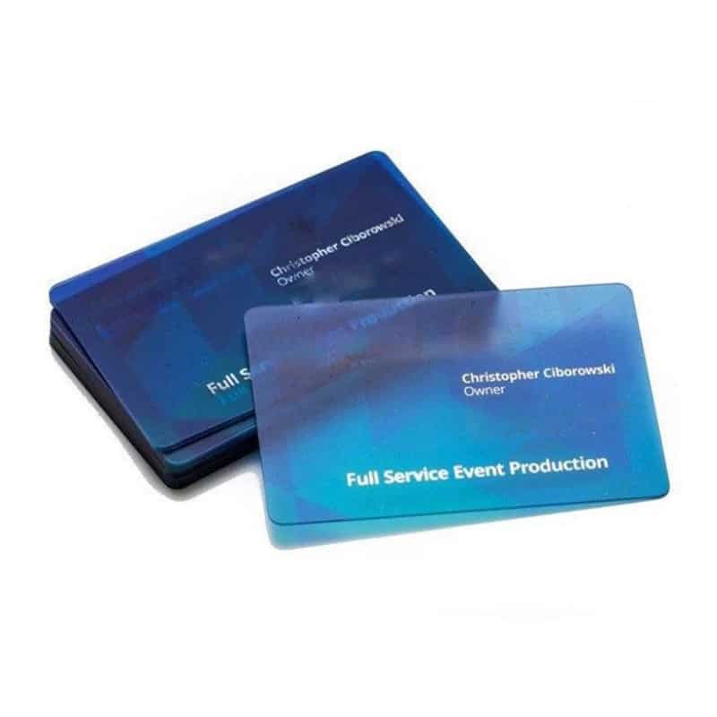 pvc plastic business card view 4