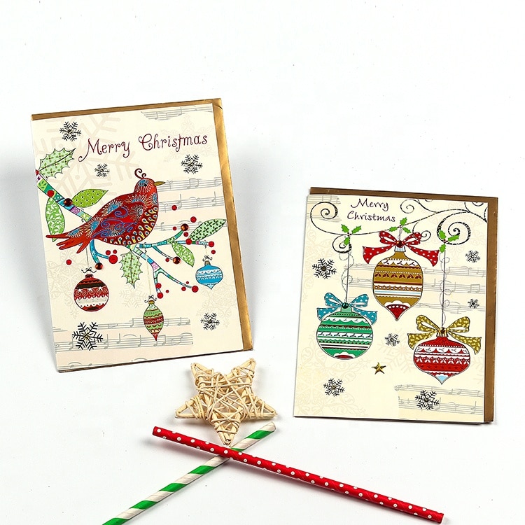 wholesale happy christmas greeting card view 3