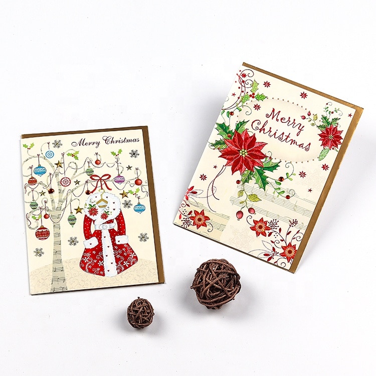 wholesale happy christmas greeting card view 4